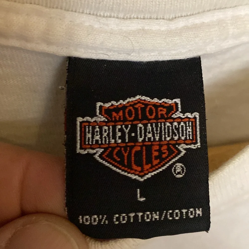 Vintage Y2K distressed Harley Davidson Daytona Bike Week 2001 long sleeve t